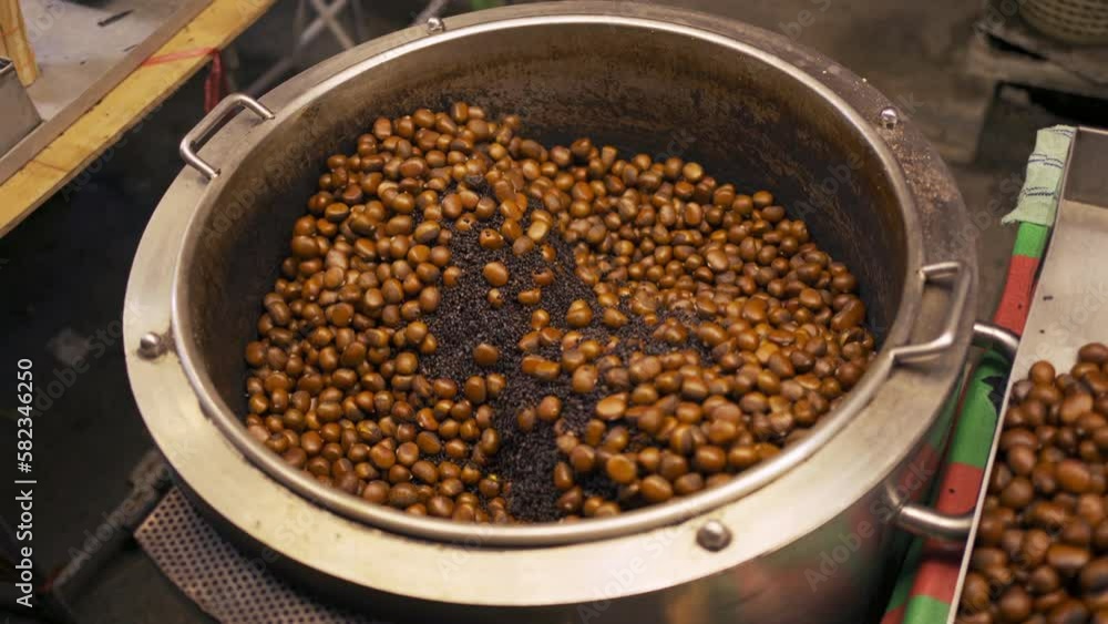 Chestnut. Thai street food in temple fair, and night local markets in Bangkok. Asian Retail shops. Travel in Thailand. Chestnut. Thai street food in temple fair, and night local markets in Bangkok. Asian Retail shops. Travel in Thailand.