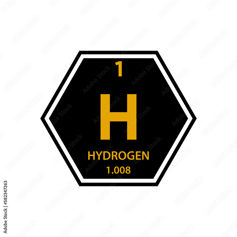 Obraz premium Periodic table gold icon vector logo design template