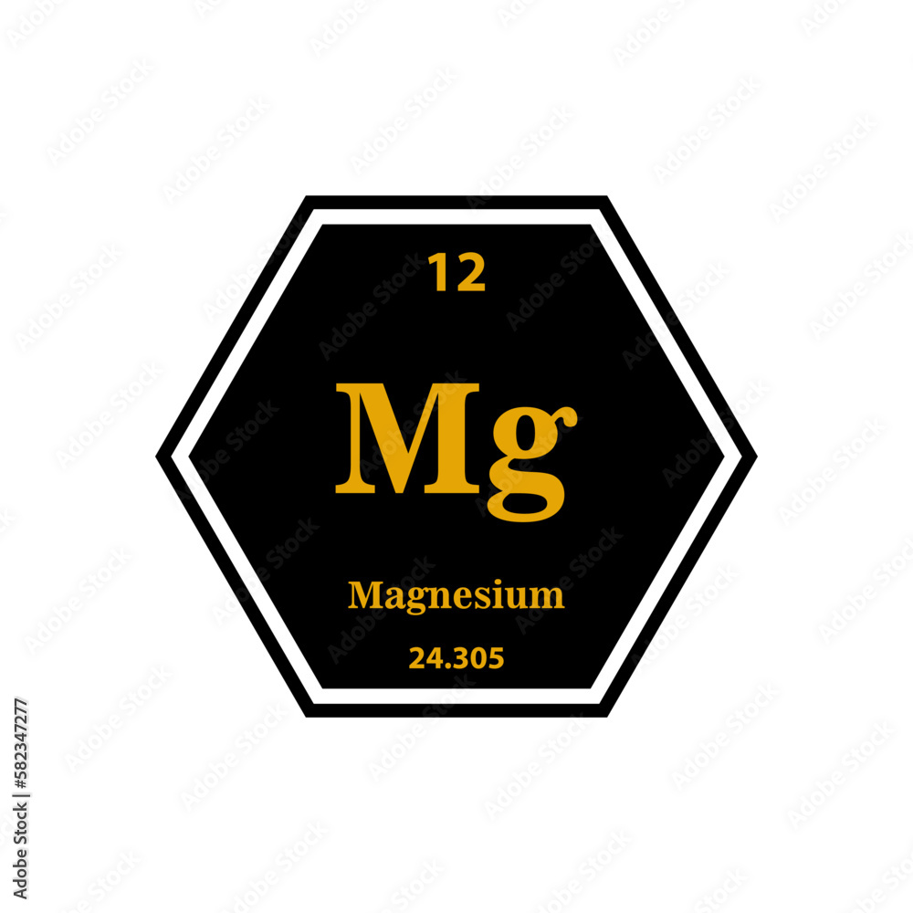 Obraz premium Periodic table gold icon vector logo design template