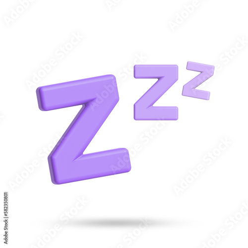 Purple symbol icon representing sleep