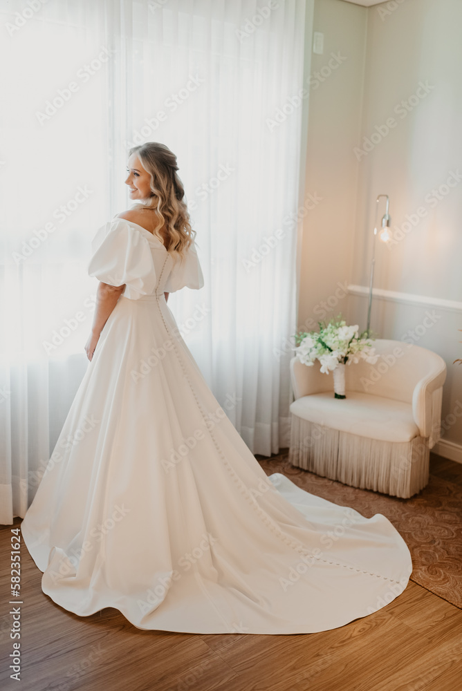 beautiful woman getting ready for her wedding beautiful woman getting ready for her wedding