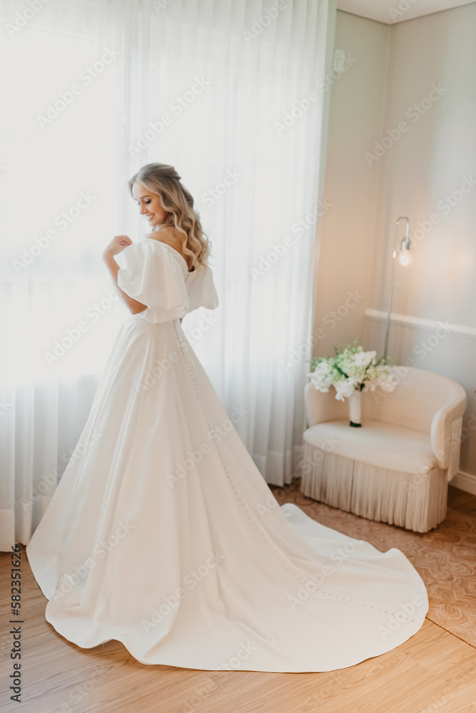 beautiful woman getting ready for her wedding beautiful woman getting ready for her wedding