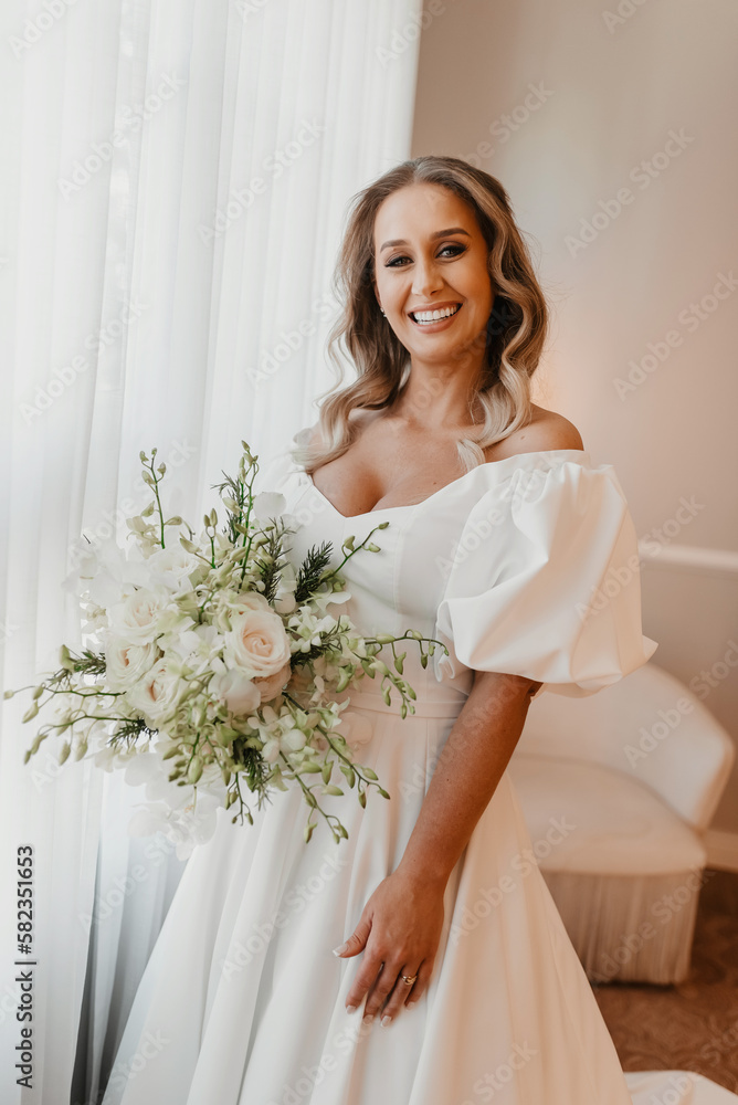 beautiful woman getting ready for her wedding beautiful woman getting ready for her wedding