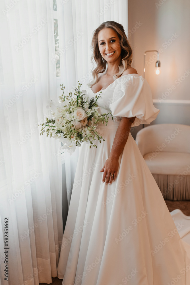beautiful woman getting ready for her wedding beautiful woman getting ready for her wedding