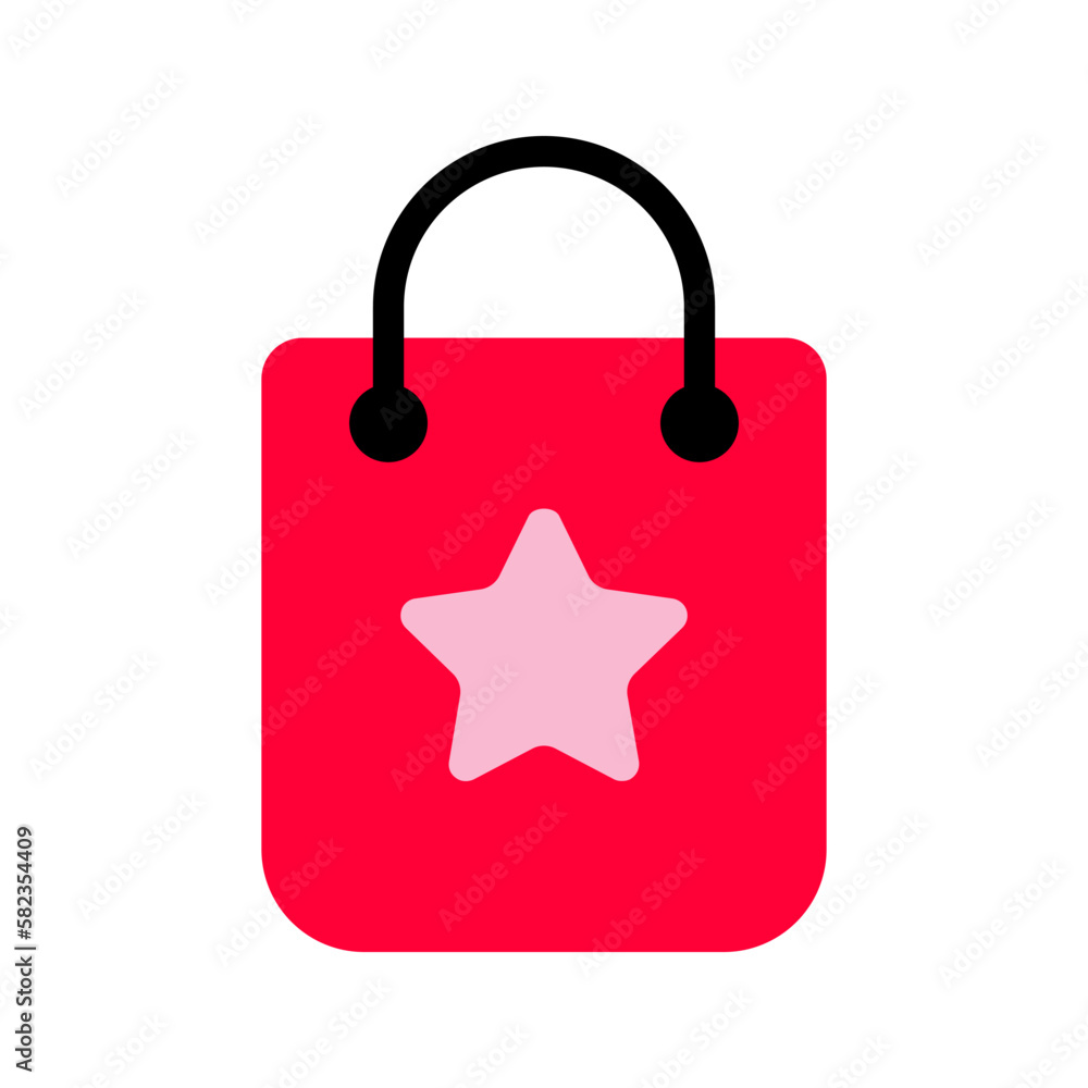 Bag icon. Vector isolated illustration Bag icon. Vector isolated illustration