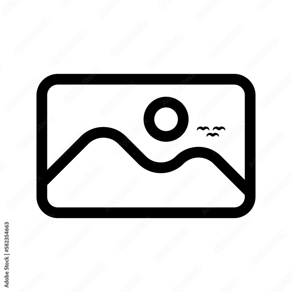 Gallery icon. Vector isolated illustration Gallery icon. Vector isolated illustration