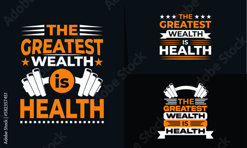 best gym and fitness t shirt design design for inspiration