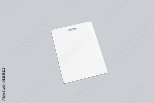 Hanging Gift Card Blank Mockup