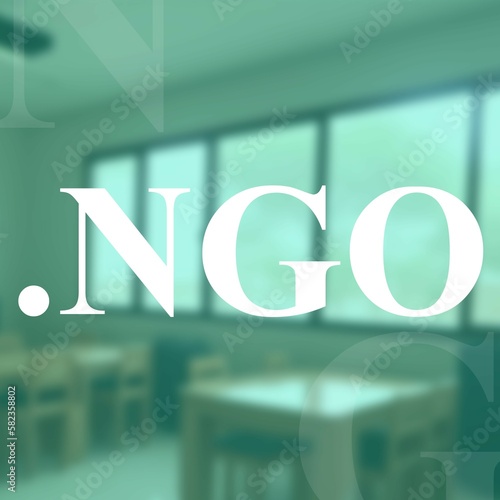 Domain .ngo: Illustration für die Domainendung für den Bereich Ngo photo