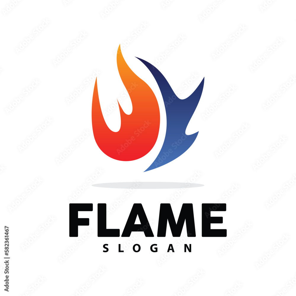 Red Flame Logo, Burning Heat Fire Vector, Fire Logo Template Icon Design Red Flame Logo, Burning Heat Fire Vector, Fire Logo Template Icon Design