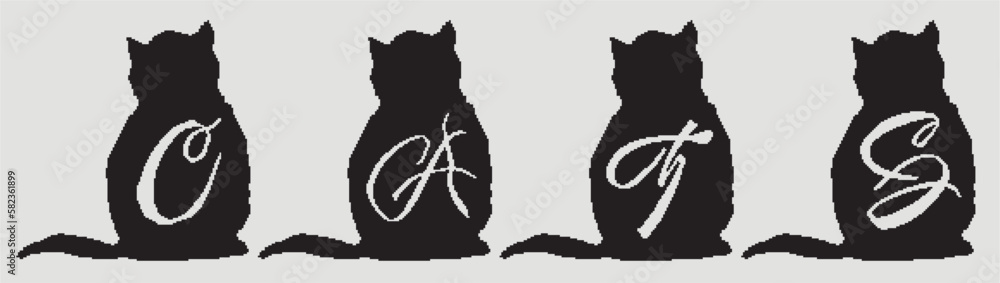 CATS ねこドット絵 CATS ねこドット絵