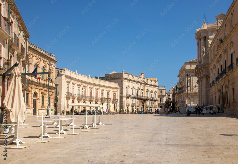 the square of Syracuse, Sicily