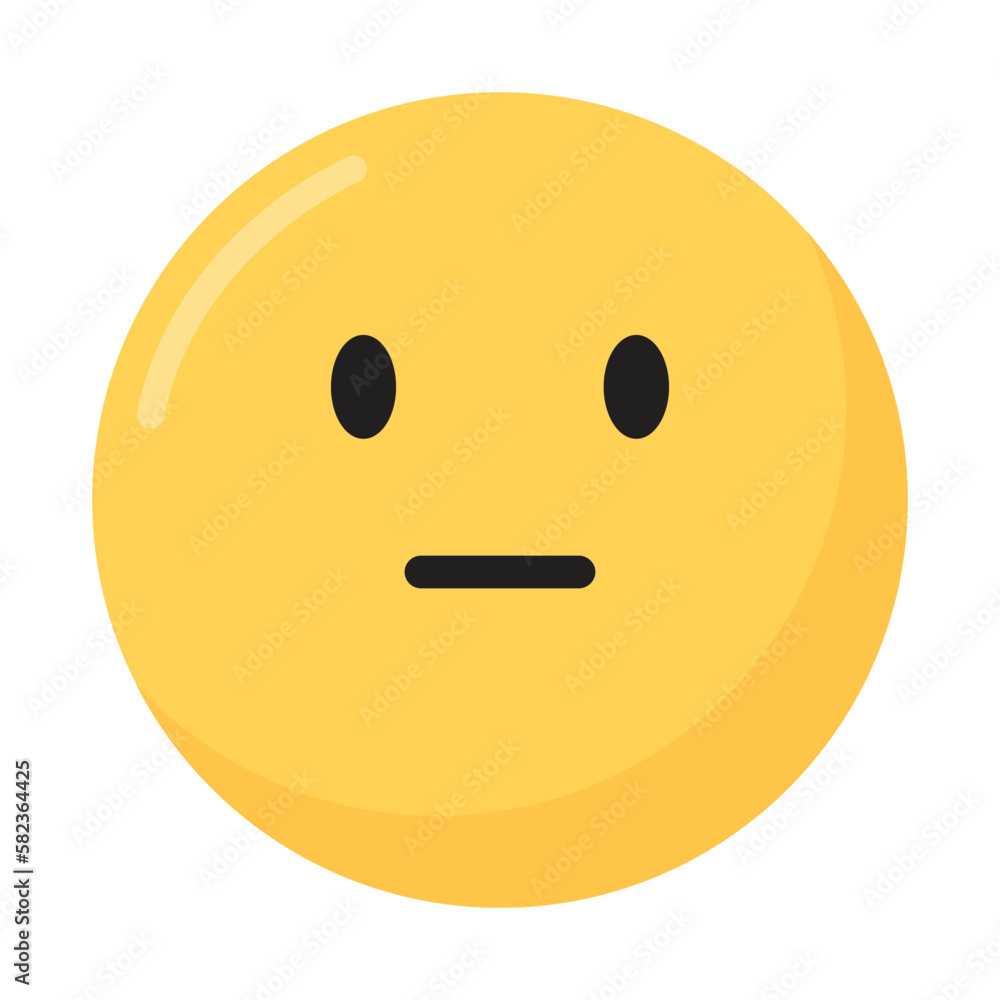 Fototapeta premium Emoji Flat Illustration