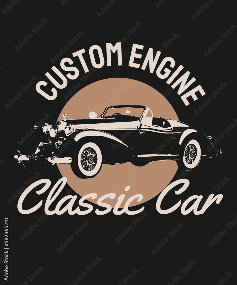 Custome Engine Classic Car