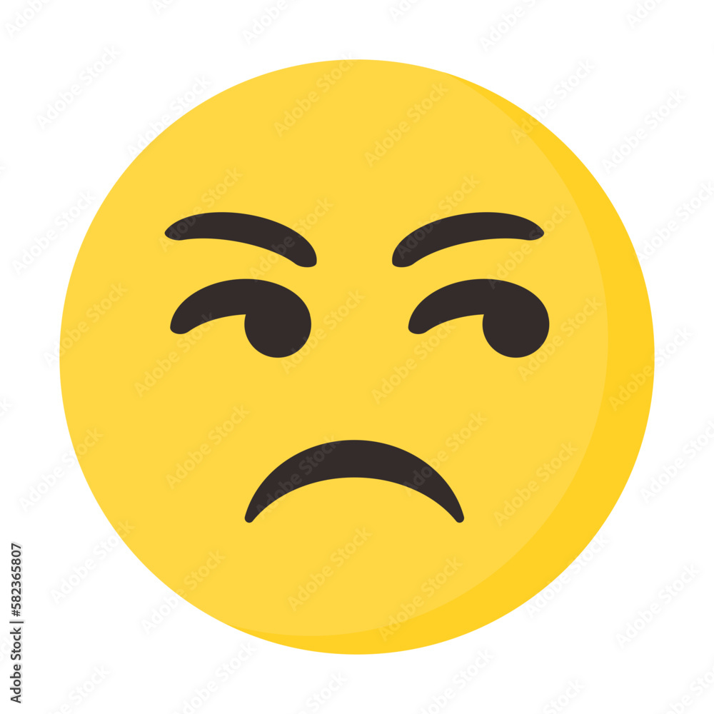 Fototapeta premium Flat Emoji Illustration