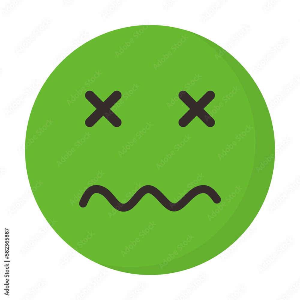 Fototapeta premium Flat Emoji Illustration