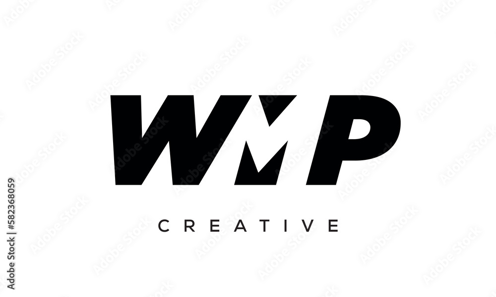 WMP letters negative space logo design. creative typography monogram vector
WMP letters negative space logo design. creative typography monogram vector