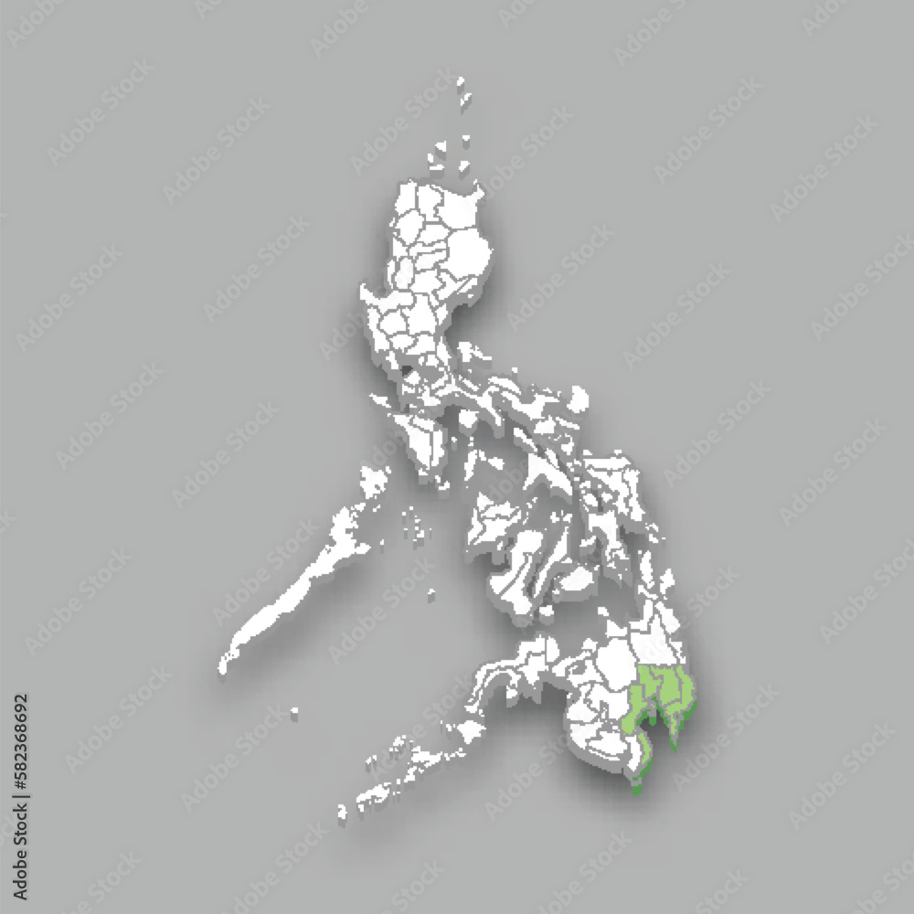 Davao region location within Philippines map Davao region location within Philippines map