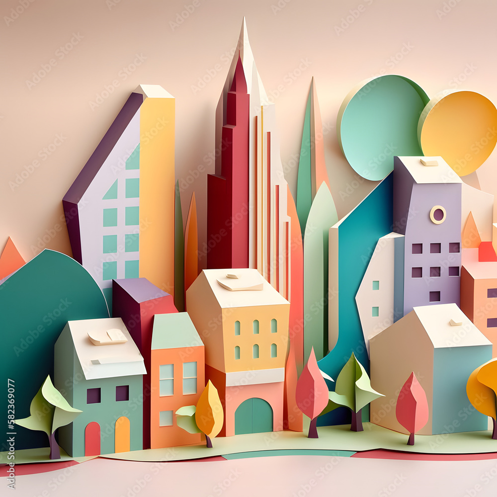 Paper Art as a Reflection of Urban Diversity
