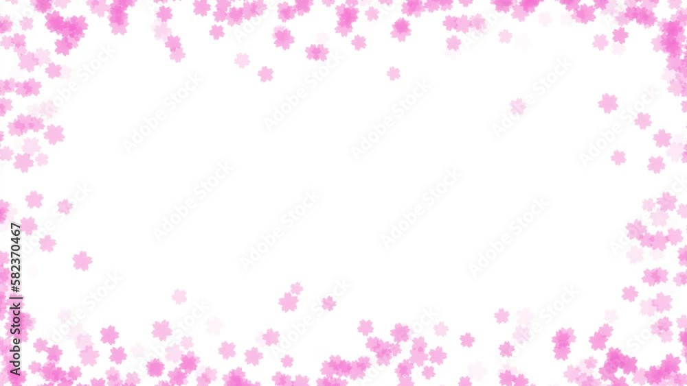 cherry blossom loop background material cherry blossom loop background material