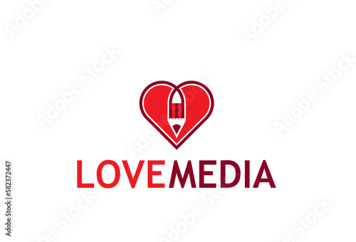 LoveMedia Logo Template