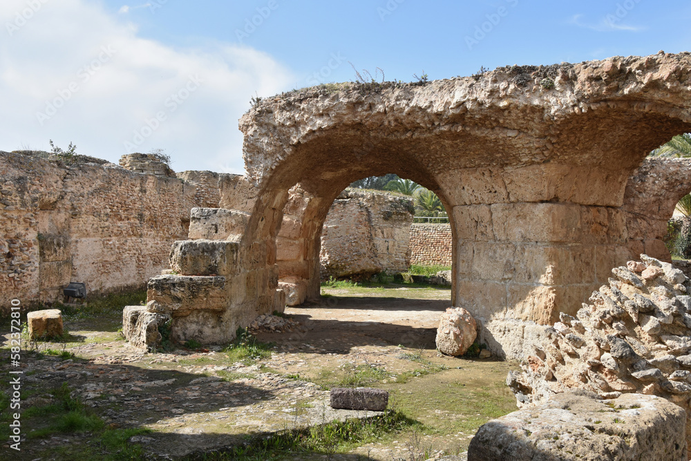 Subterranean Archway in Baths of Antoninus, Carthage