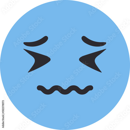 Confounded Face Emoji
