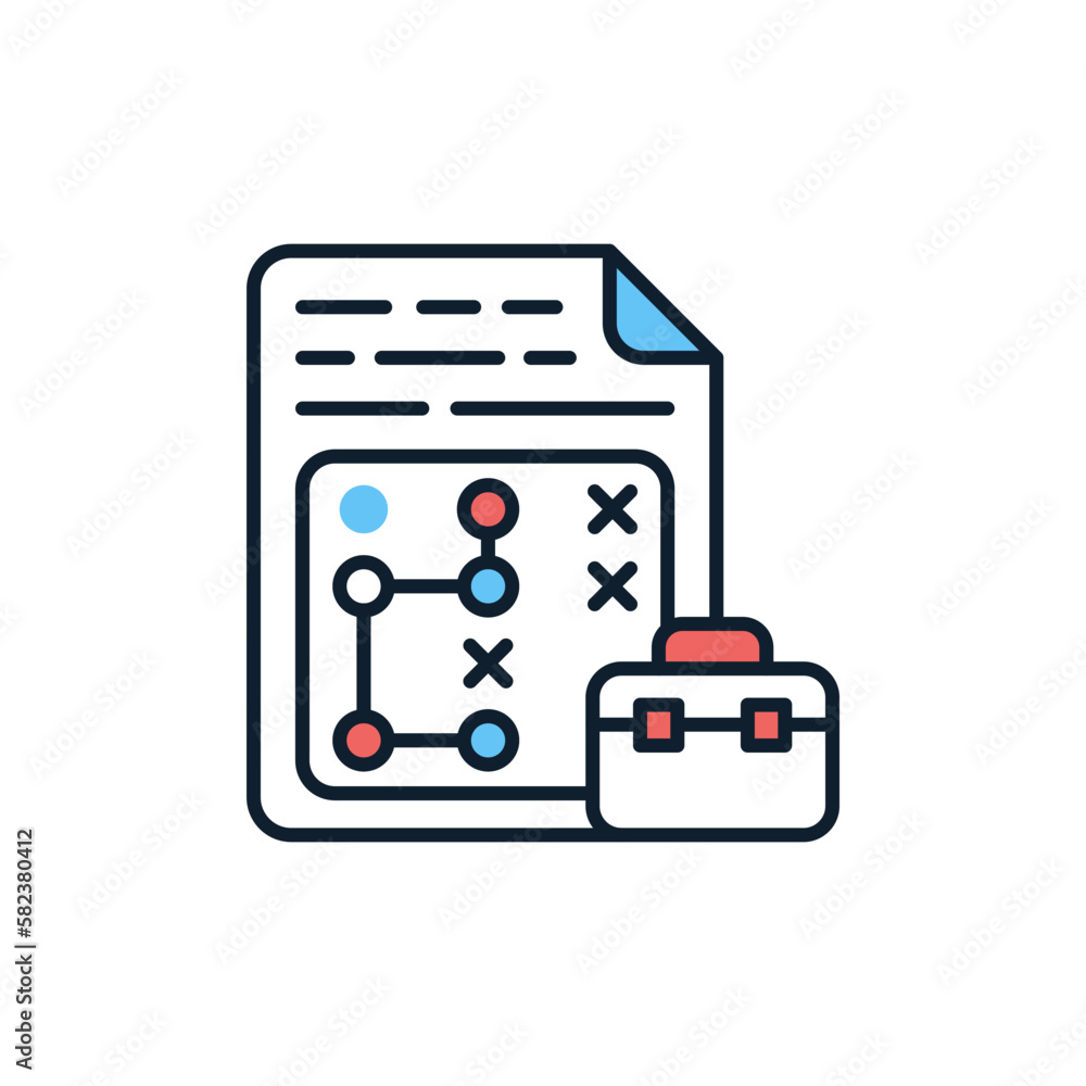 Business Strategy icon in vector. Illustration Business Strategy icon in vector. Illustration