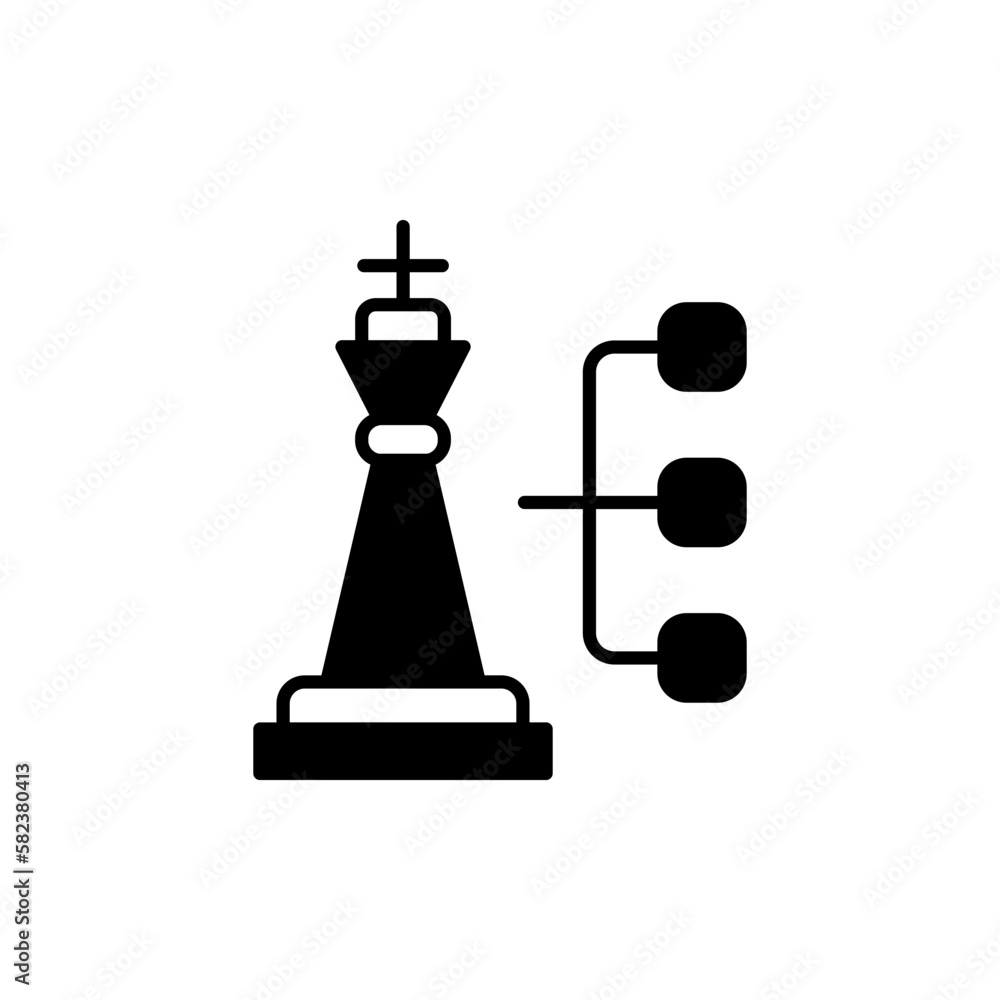 Strategic Choice icon in vector. Illustration Strategic Choice icon in vector. Illustration