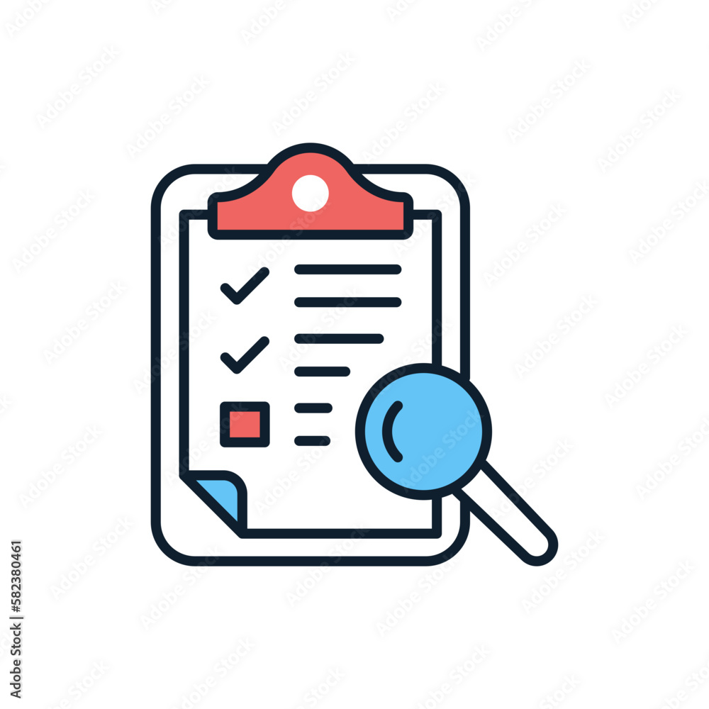 Assessment icon in vector. Illustration Assessment icon in vector. Illustration