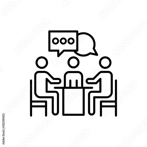 Communication icon in vector.  Illustration 