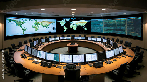 control center,Command center, multimedia, control room, war room