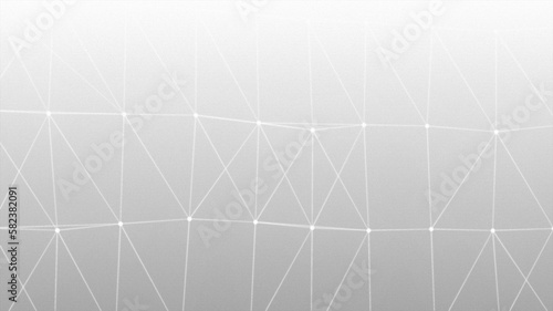 white futuristic abstract molecular dot geometric structure space background animation, modern triangle shaped technology particle analysis themed illustration