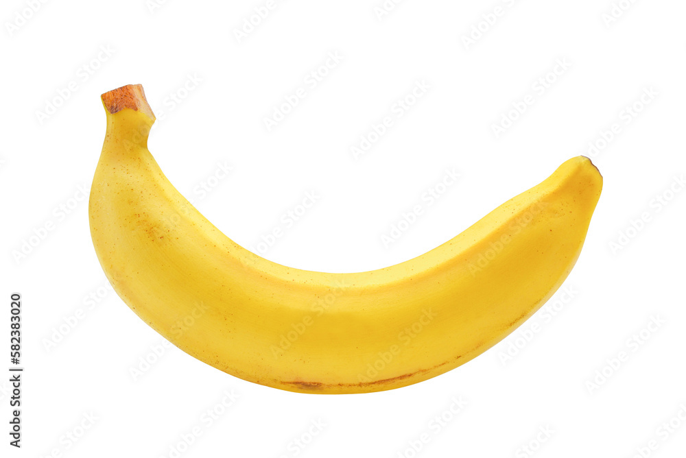 Banana isolated on transparent background. PNG