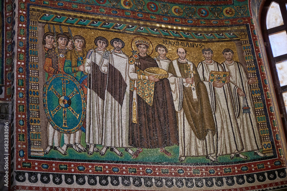 Colorfull mosaic in the church of Ravenna Colorfull mosaic in the church of Ravenna
