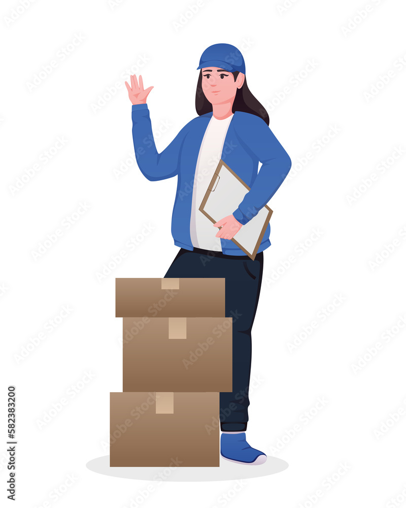 delivery courier people service illustration delivery courier people service illustration
