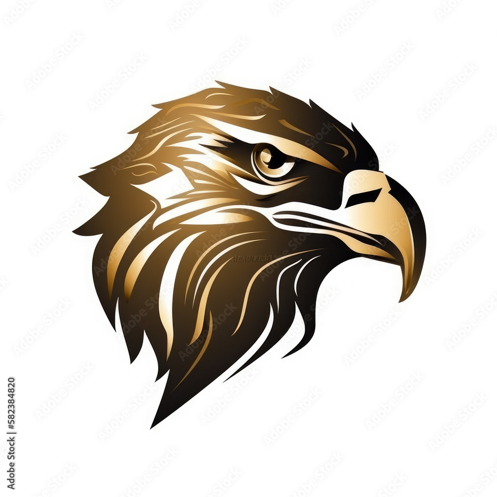 Obraz premium Golden Eagle Logo