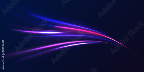 Laser beams luminous abstract sparkling isolated on a transparent background. Magic moving fast speed police lines. 