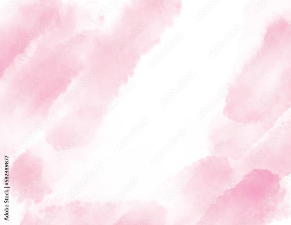 Pink abstract watercolor background with space, for background, backdrop, cards.