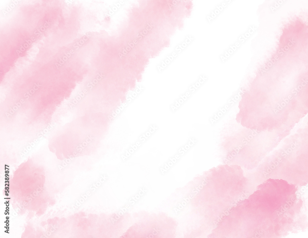 Fototapeta premium Pink abstract watercolor background with space, for background, backdrop, cards.