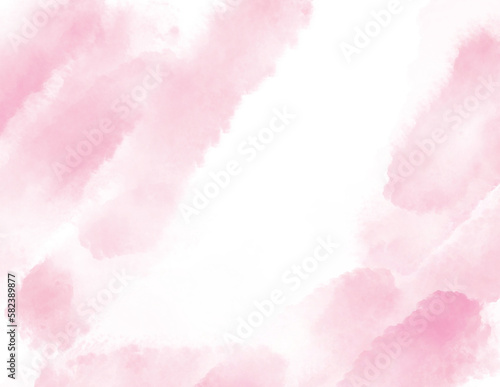 Fototapeta Naklejka Na Ścianę i Meble -  Pink abstract watercolor background with space, for background, backdrop, cards.