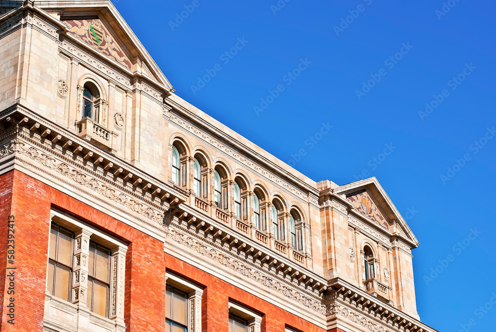 Victoria and Albert Museum in Kensington, London