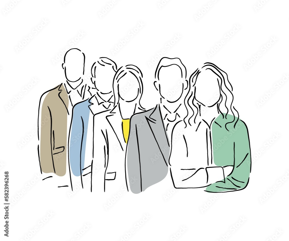 group of executive people group of executive people