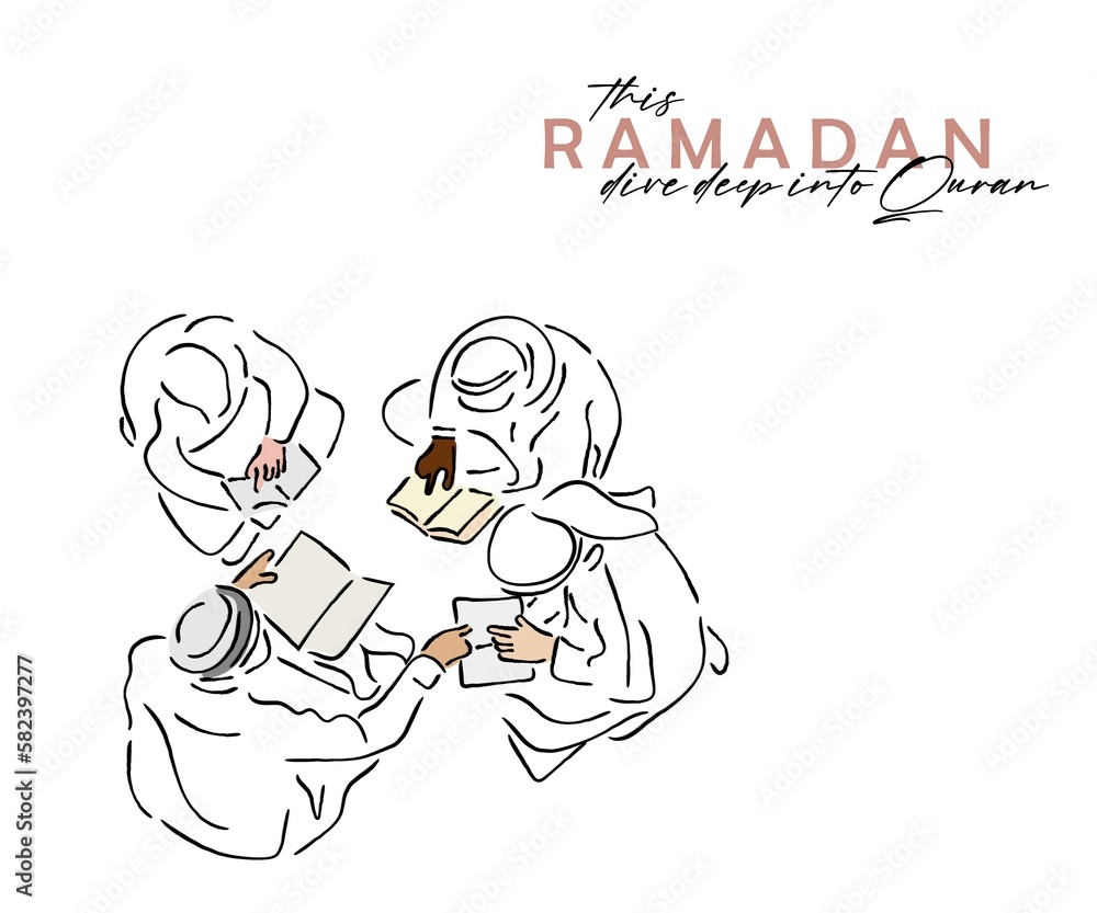 Fototapeta premium Exploring Quran