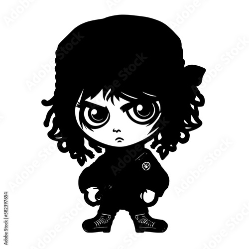 Anarchic Cutie cute anarchist illustration