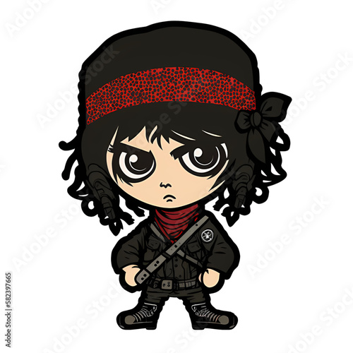 Anarchic Cutie cute anarchist illustration