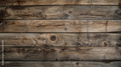 background texture of wooden aged boards. generative Ai, illustration.