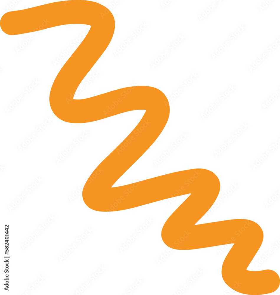 Fototapeta premium Hand Drawn Doodle Lines and Shapes isolated on white background. Hand drawn curved brush strokes and dots collection. Creative abstract elements