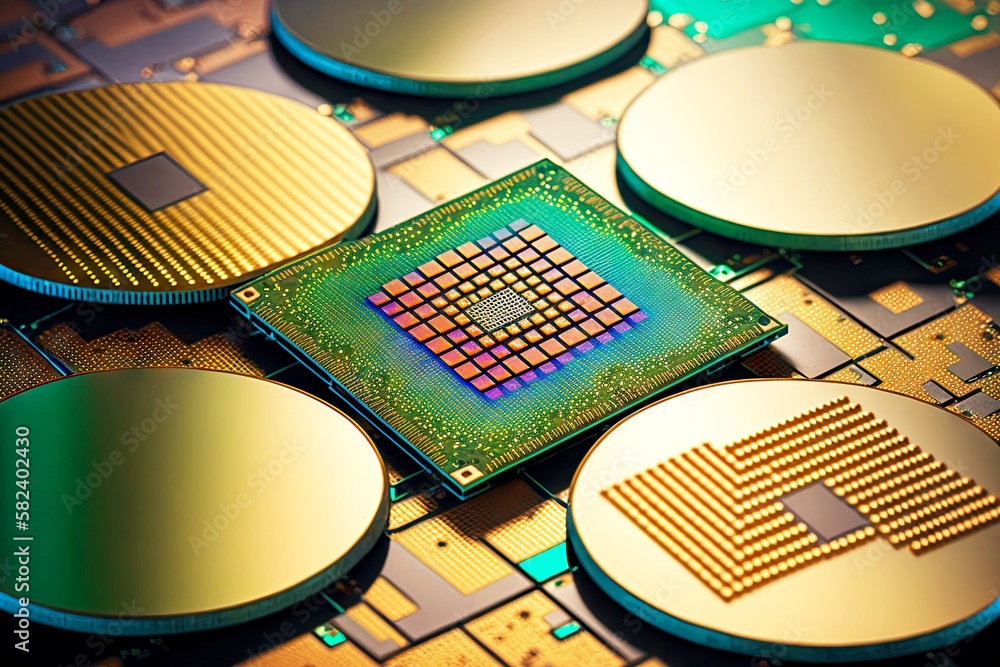 microprocessor and microcircuit industry wafer semiconductor