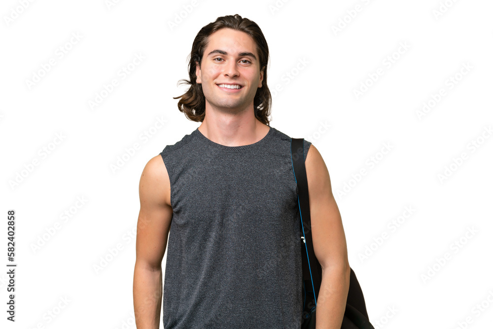 Young sport handsome man isolated on green chroma background laughing Young sport handsome man isolated on green chroma background laughing